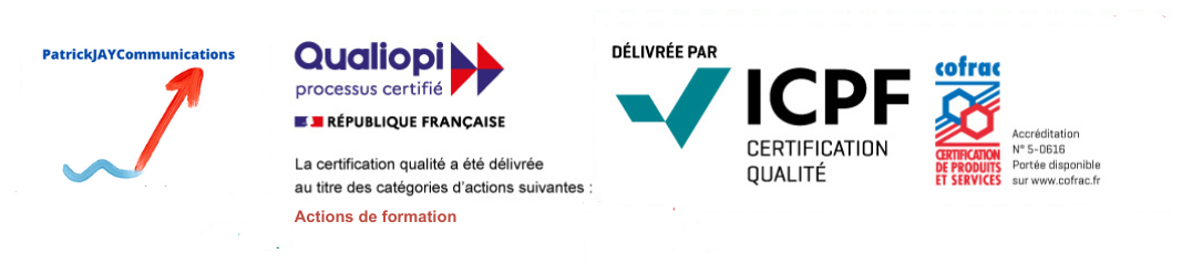 PatrickJAYCommunications - Bandeau Qualiopi